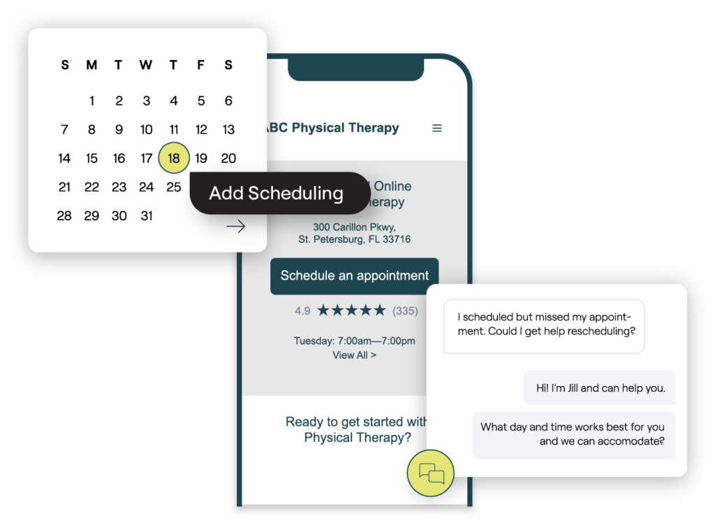Examples of customized landing page