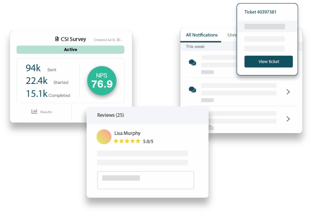 Platform NPS survey examples