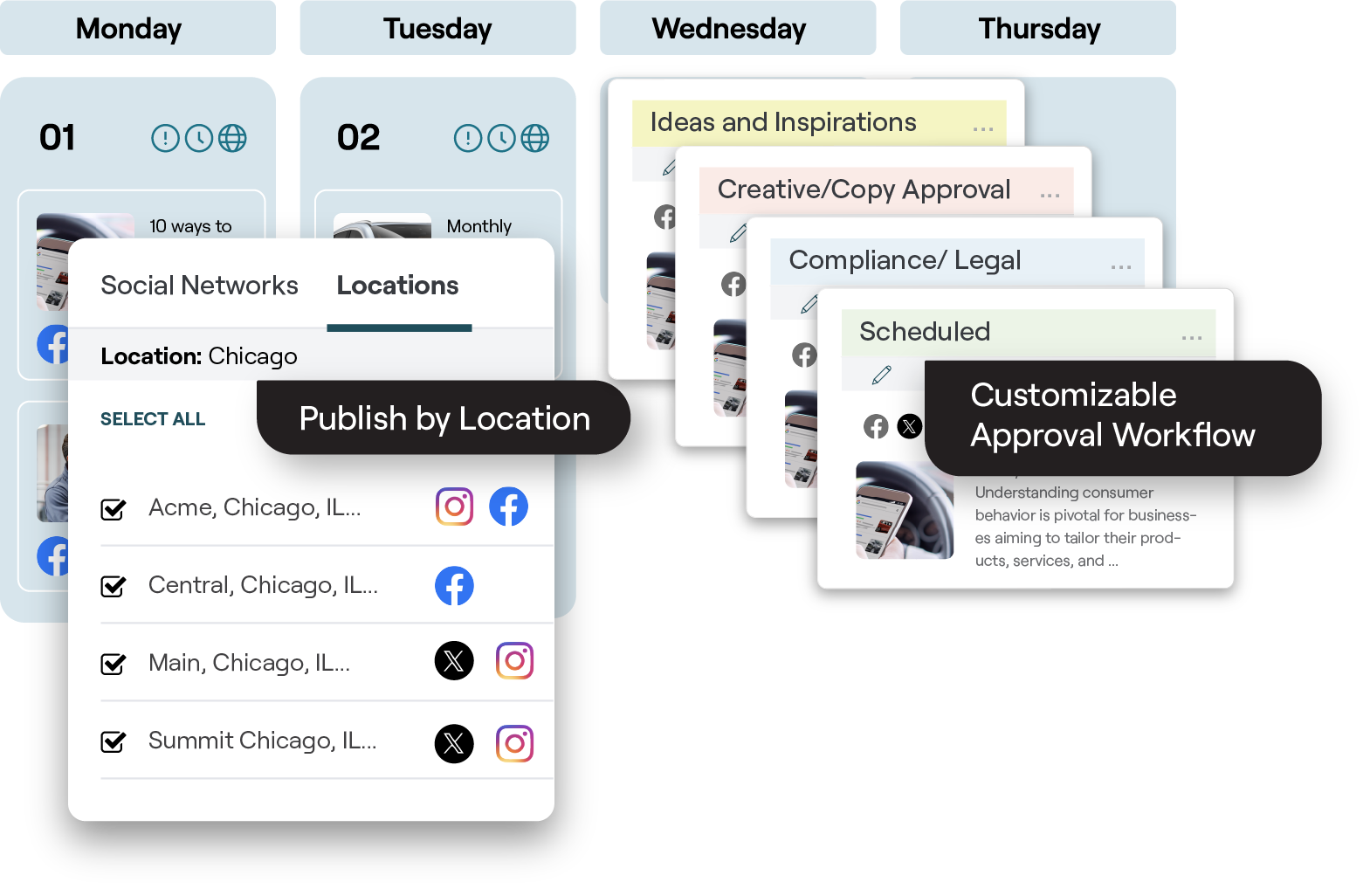 Social suite product example